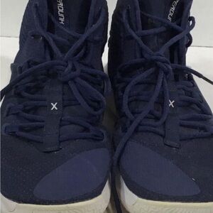 Men's Navy High-Top Sneakers